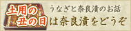 土用の丑の日は奈良漬をどうぞ